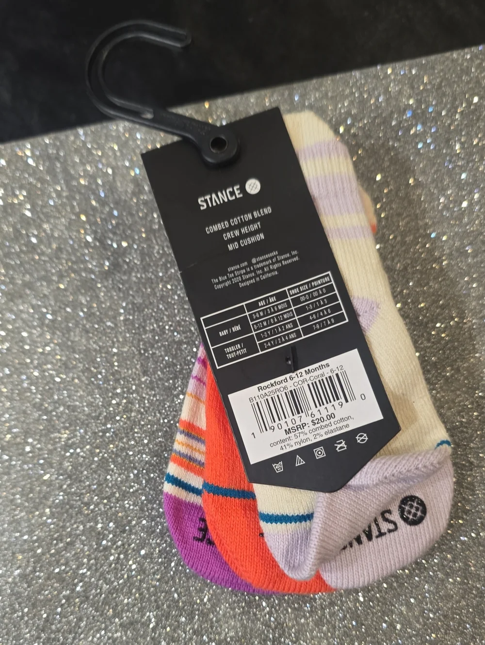 Stance Rockford Baby & Toddler Crew Socks- 3PK